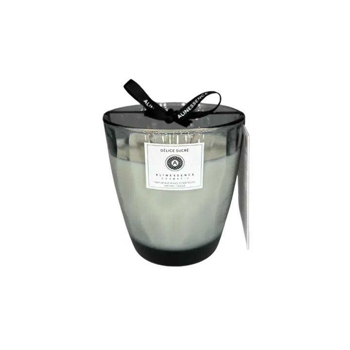Bougie naturelle : Délice sucré - Grand modèle