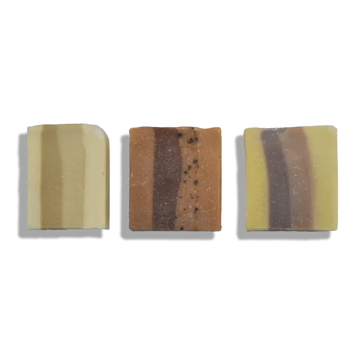 Beautés cachées - Trio de savons naturels