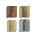 Beautés Cachées – Trio de savons et un savon exfoliant